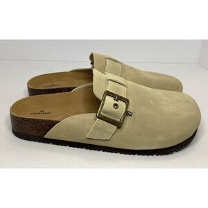 Staheekum Crescent Slip On Clog Water Repellent Tan Womens Size 9 NEW